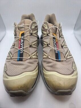 Salomon S-LAB XT 6 Soft Ground Trail Running Shoe Size 10 Beige